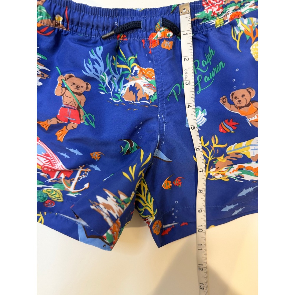 Polo Ralph Lauren Traveler Polo Bear Boys Swim Trunk Size 4 Years - Picture 4 of 5